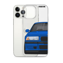 Load image into Gallery viewer, Blue BMW E36 - iPhone Case