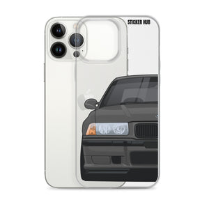 Gray BMW E36 - iPhone Case