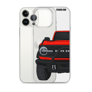 Red Ford Bronco "First Edition" - iPhone Case