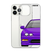 Load image into Gallery viewer, Purple Acura Integra - iPhone Case