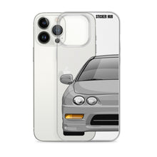 Load image into Gallery viewer, Silver Acura Integra - iPhone Case