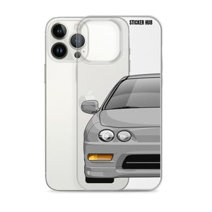 Silver Acura Integra - iPhone Case