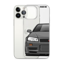 Load image into Gallery viewer, Gray R34 Nissan GTR - iPhone Case