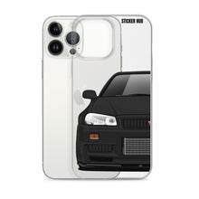 Load image into Gallery viewer, Black R34 Nissan GTR - iPhone Case