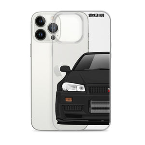 Black R34 Nissan GTR - iPhone Case