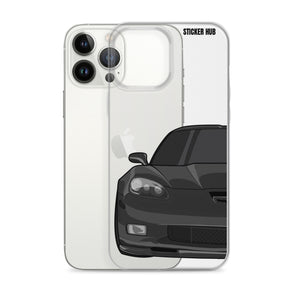 Black C6 Corvette Z06 - iPhone Case