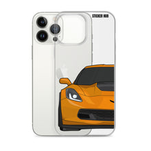 Load image into Gallery viewer, Sebring Orange C7 Corvette Z06 - iPhone Case