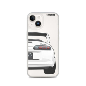 White Toyota Supra - iPhone Case