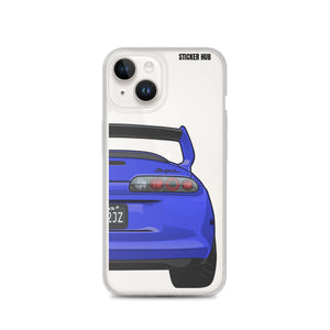 Blue Toyota Supra - iPhone Case