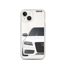 Load image into Gallery viewer, White B8 Audi S4 - iPhone Case