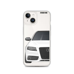 White B8 Audi S4 - iPhone Case