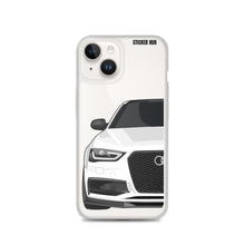 Load image into Gallery viewer, White B8.5 Audi S4 - iPhone Case