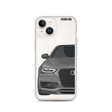 Load image into Gallery viewer, Monsoon Gray B8.5 Audi S4 - iPhone Case