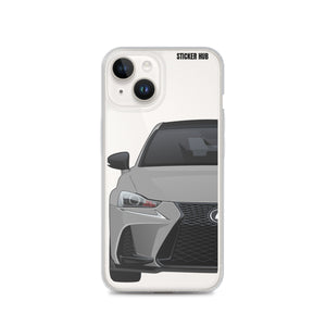 Silver Lexus IS300 - iPhone Case