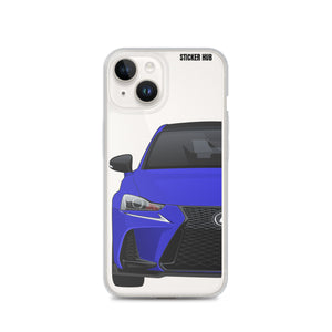 Ultrasonic Blue Lexus IS300 - iPhone Case