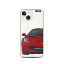 Load image into Gallery viewer, Crystal Red C7 Corvette Stingray - iPhone Case