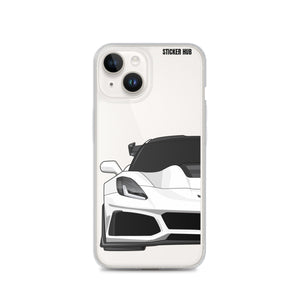 White C7 Corvette Zr1 - iPhone Case