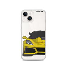 Load image into Gallery viewer, Yellow C7 Corvette Zr1 - iPhone Case