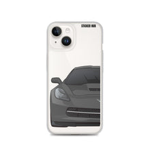 Load image into Gallery viewer, Gray C7 Corvette Stingray - iPhone Case