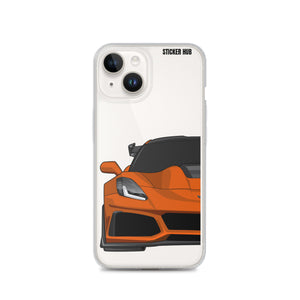 Orange C7 Corvette Zr1 - iPhone Case