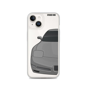 Pewter Gray C5 Corvette Z06 - iPhone Case