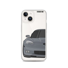 Load image into Gallery viewer, Cyber Gray C6 Corvette Z06 - iPhone Case