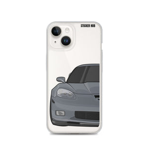 Cyber Gray C6 Corvette Z06 - iPhone Case