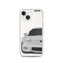 Load image into Gallery viewer, Silver C6 Corvette Z06 - iPhone Case