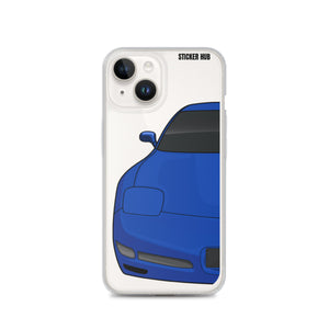 Electron Blue C5 Corvette Z06iPhone Case