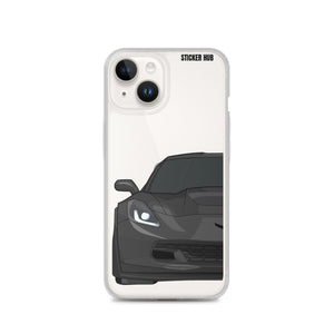 Black C7 Corvette Z06 - iPhone Case