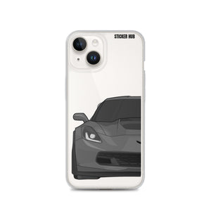 Gray C7 Corvette Z06 - iPhone Case