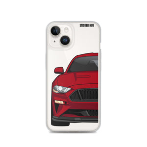 Ruby Red 18-21 Mustang 5.0 - iPhone Case