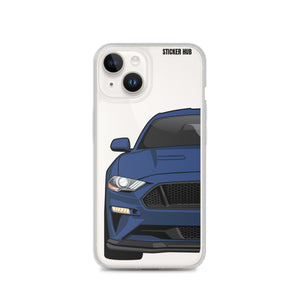 Kona Blue 18-21 Mustang 5.0 - iPhone Case