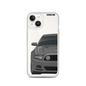 Gray 13-14 Mustang 5.0 - iPhone Case