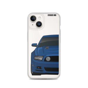 Kona Blue 13-14 Mustang 5.0 - iPhone Case