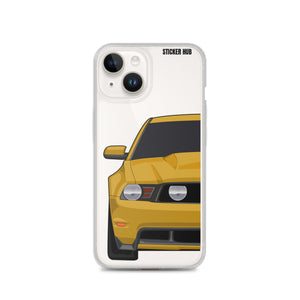 Yellow 11-12 Mustang 5.0 - iPhone Case