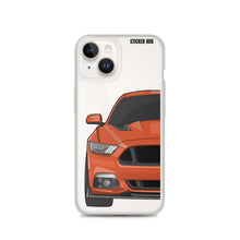 Load image into Gallery viewer, Orange 15-17 Mustang 5.0 - iPhone Case