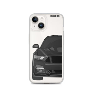 Black 15-17 Mustang 5.0 - iPhone Case