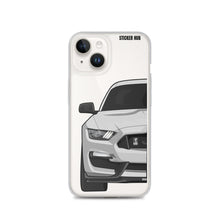 Load image into Gallery viewer, Silver Mustang GT350 - iPhone Case