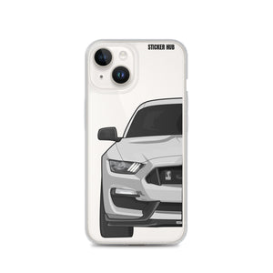 Silver Mustang GT350 - iPhone Case