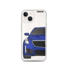 Load image into Gallery viewer, Wave Blue Cadillac CTS-V - iPhone Case