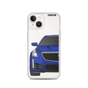 Wave Blue Cadillac CTS-V - iPhone Case