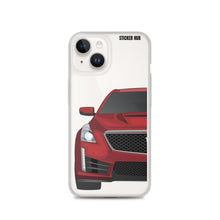 Load image into Gallery viewer, Red Cadillac CTS-V - iPhone Case