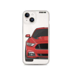 Race Red 15-17 Mustang 5.0 - iPhone Case