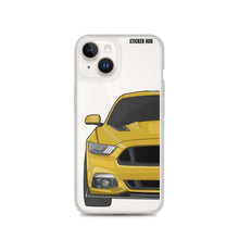 Load image into Gallery viewer, Yellow 15-17 Mustang 5.0 - iPhone Case