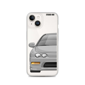 Silver Acura Integra - iPhone Case