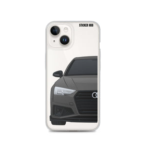 Gray B9 Audi S4 "Facelift" - iPhone Case