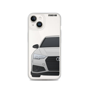 Silver B9 Audi S4 "Facelift" - iPhone Case