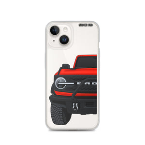 Red Ford Bronco "First Edition" - iPhone Case