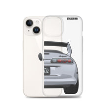 Load image into Gallery viewer, Silver Toyota Supra - iPhone Case